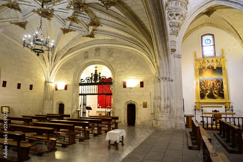 Toledo  Spain - September 24  2018  Interior of the Monastery of San Juan de los Reyes in Toledo.