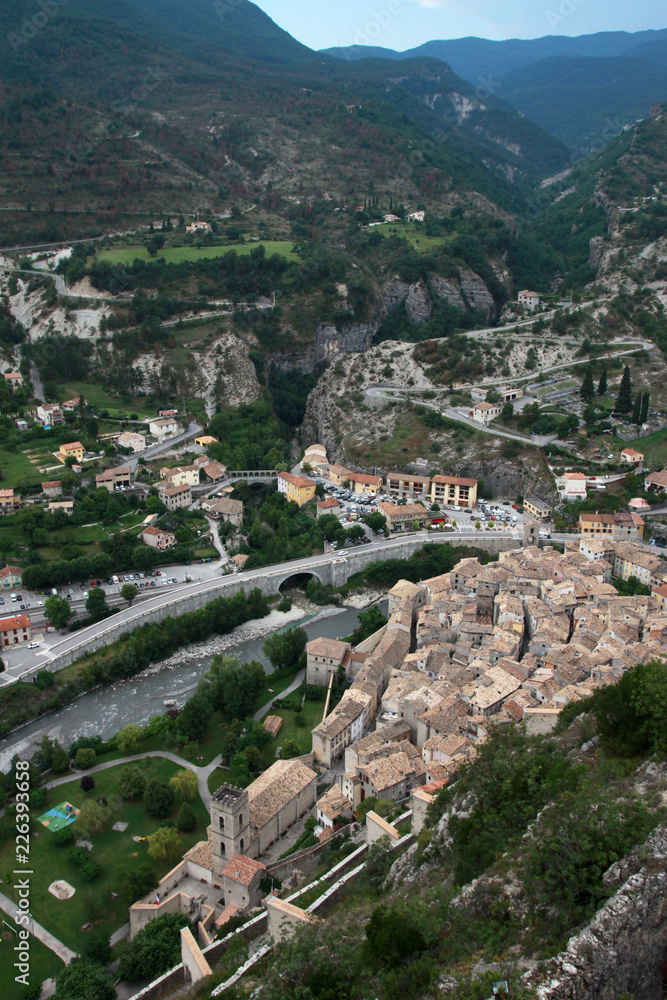 Medieval city of Entrevaux, Alpes-de-Haute-Provence, France
