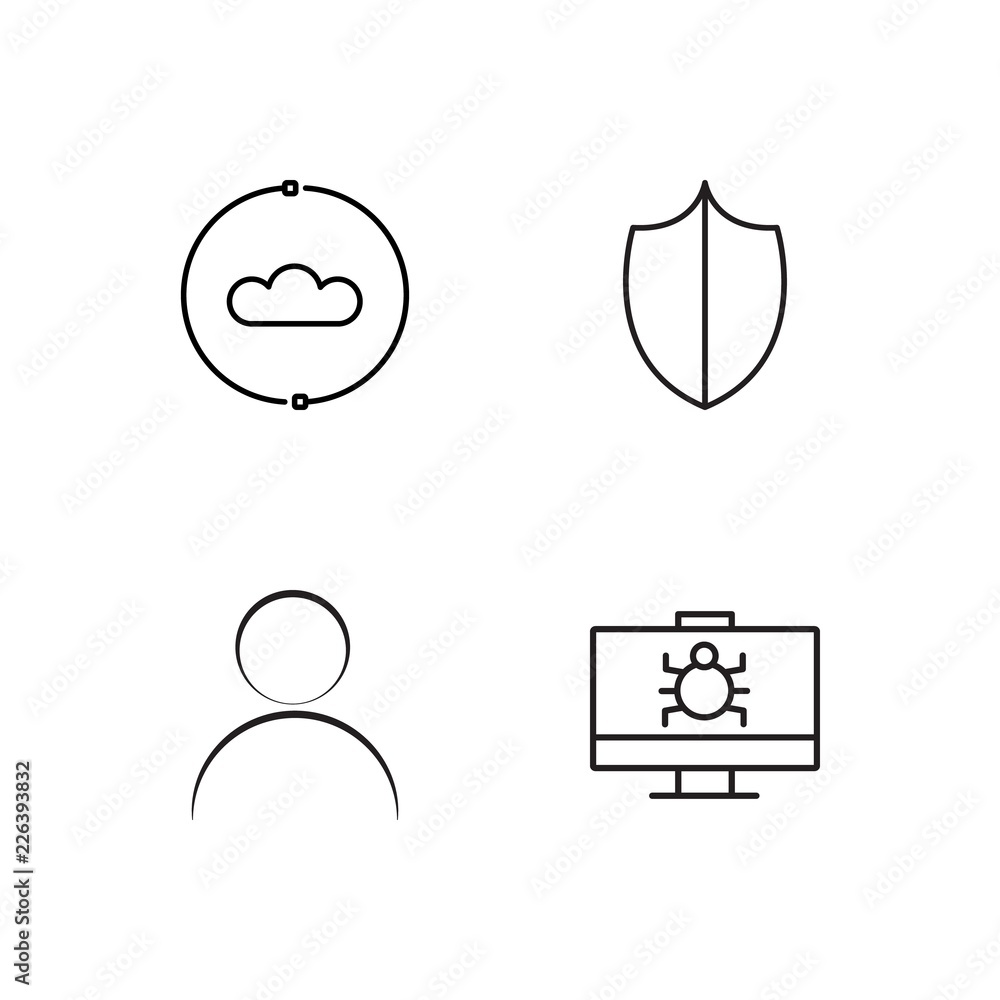 web simple outlined icons set web simple outlined icons set