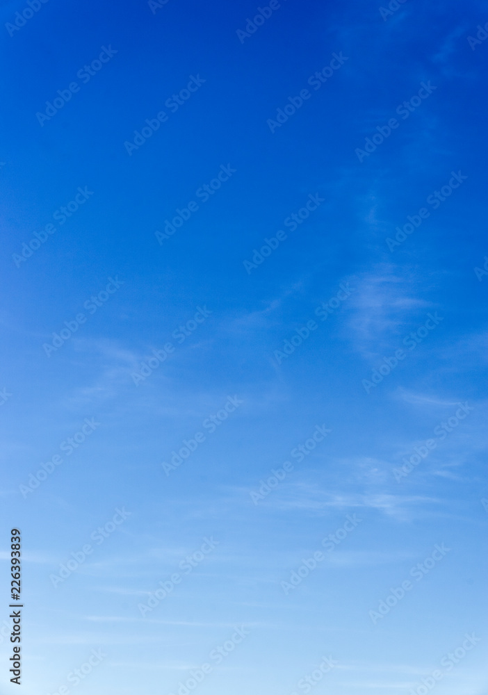 Clear blue summer sky texture