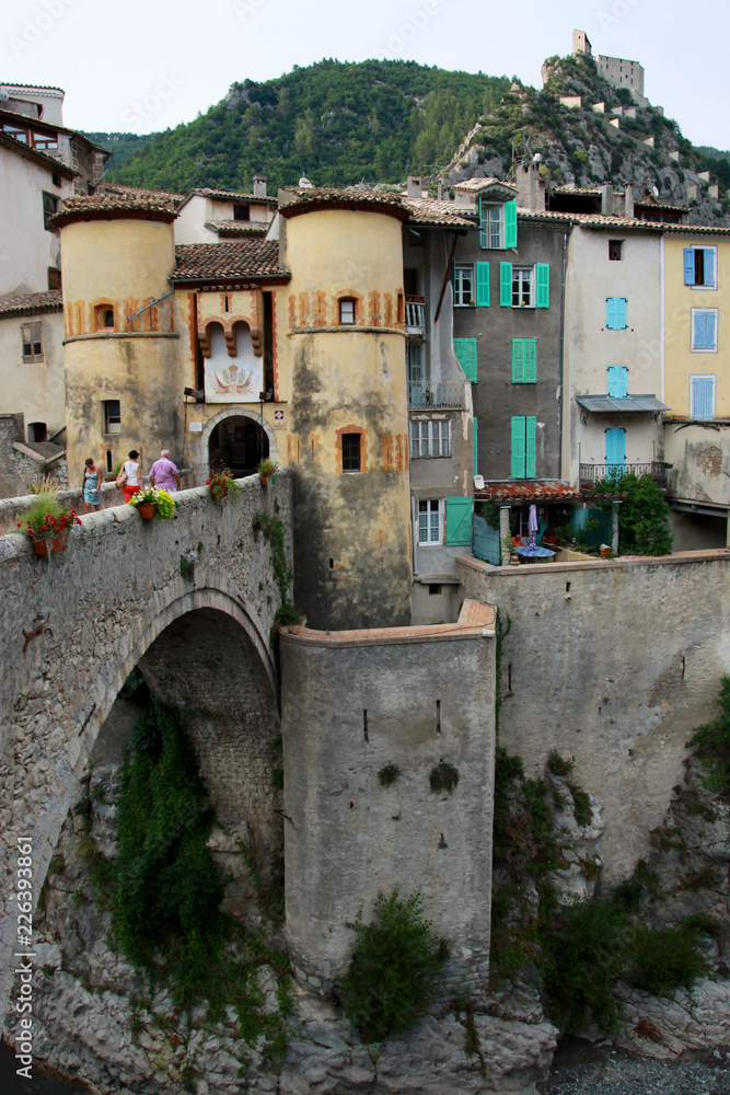 Medieval city of Entrevaux, Alpes-de-Haute-Provence, France