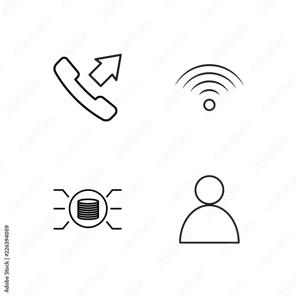 web simple outlined icons set web simple outlined icons set
