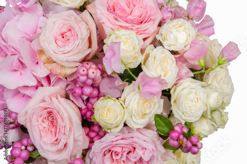 Elite bouquet of beautiful luxury flowers  close-up