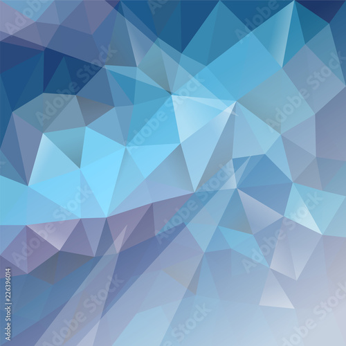 polygonal background gradient light blue to white