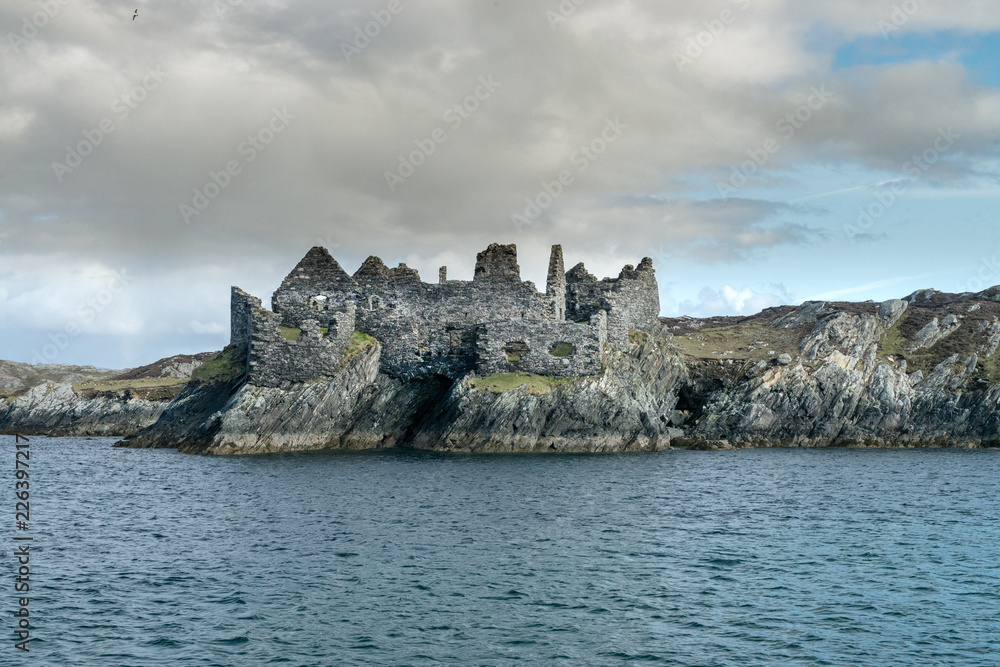 Ruins on an Atlantic Island. Ruins on an Atlantic Island.