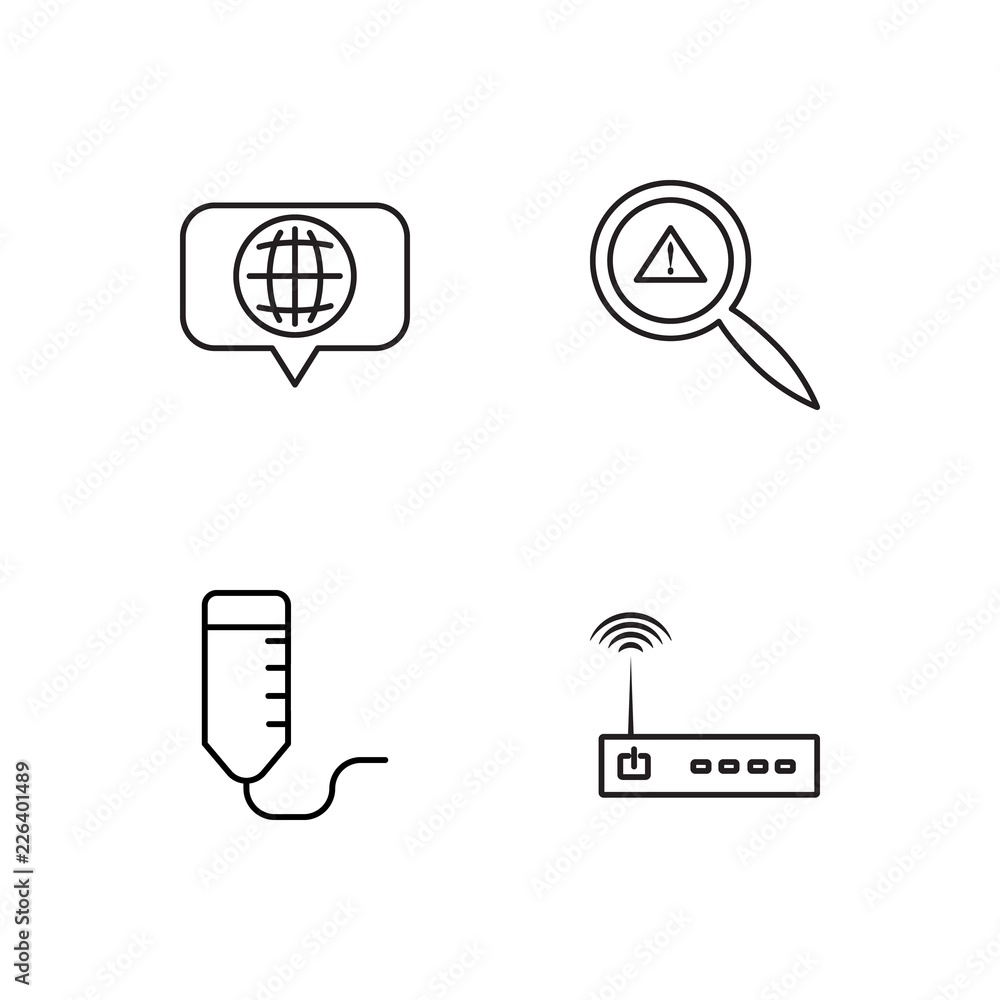 web simple outlined icons set web simple outlined icons set
