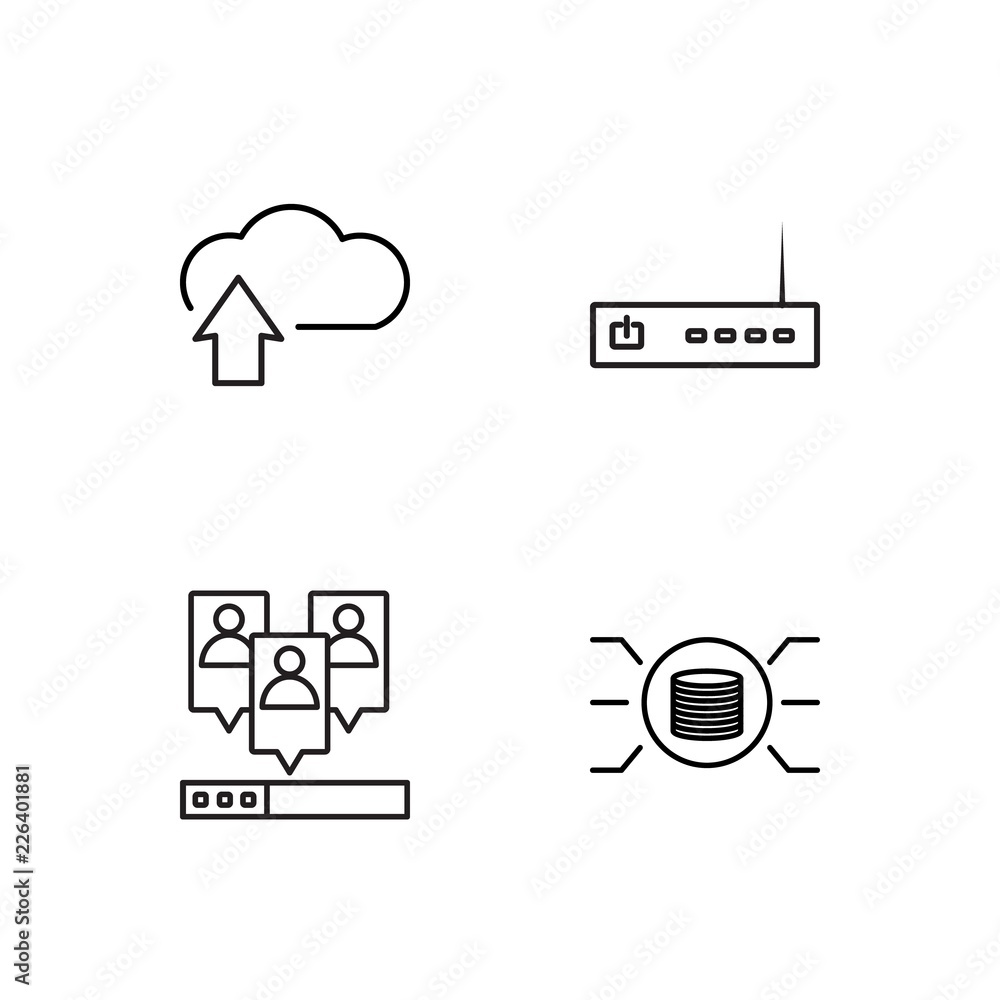 web simple outlined icons set web simple outlined icons set