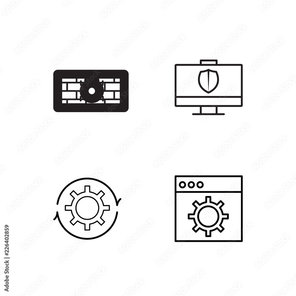 web simple outlined icons set web simple outlined icons set