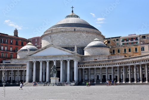 Fotografia Basilique San Franseco di Paola à Naples (Italie)