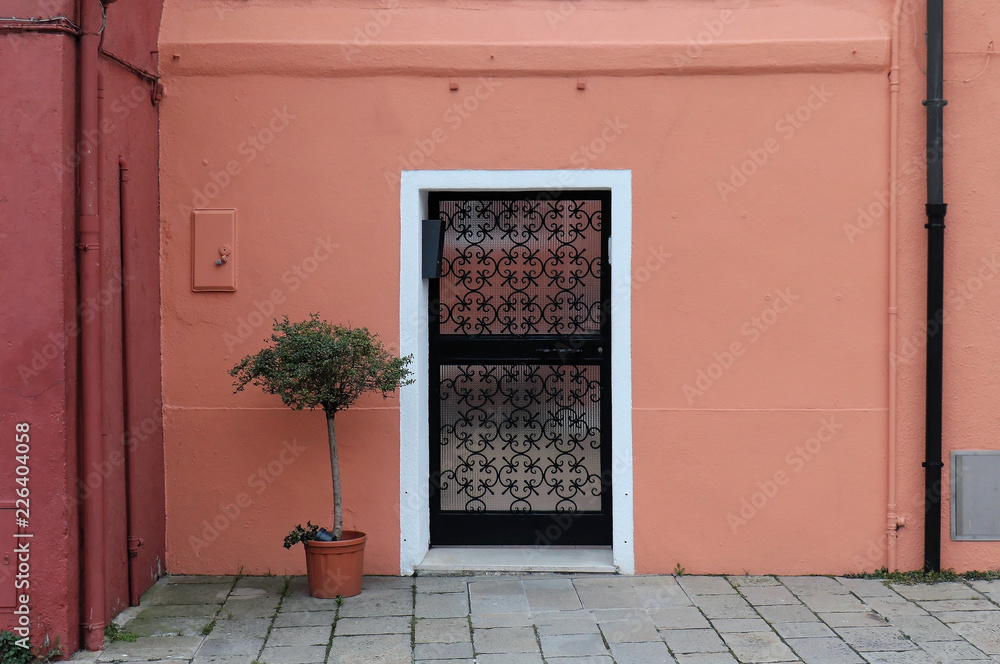 Fototapeta premium Exterior garden door