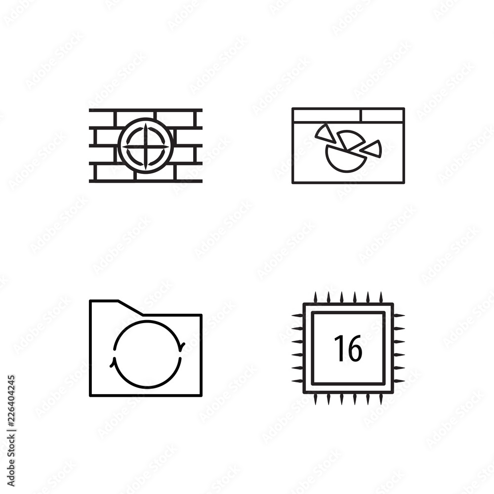 web simple outlined icons set web simple outlined icons set