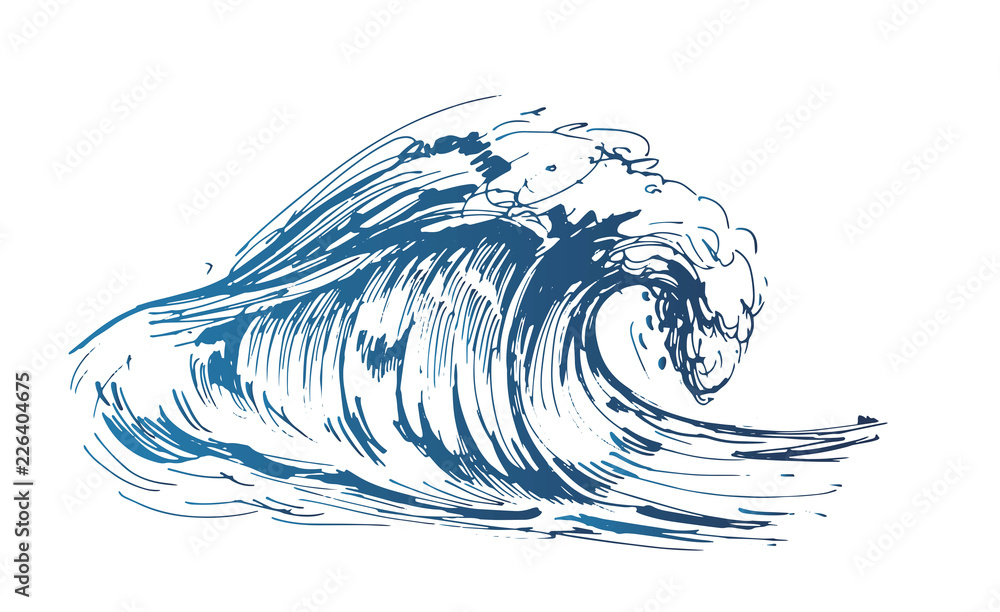 Fototapeta premium Fala morska