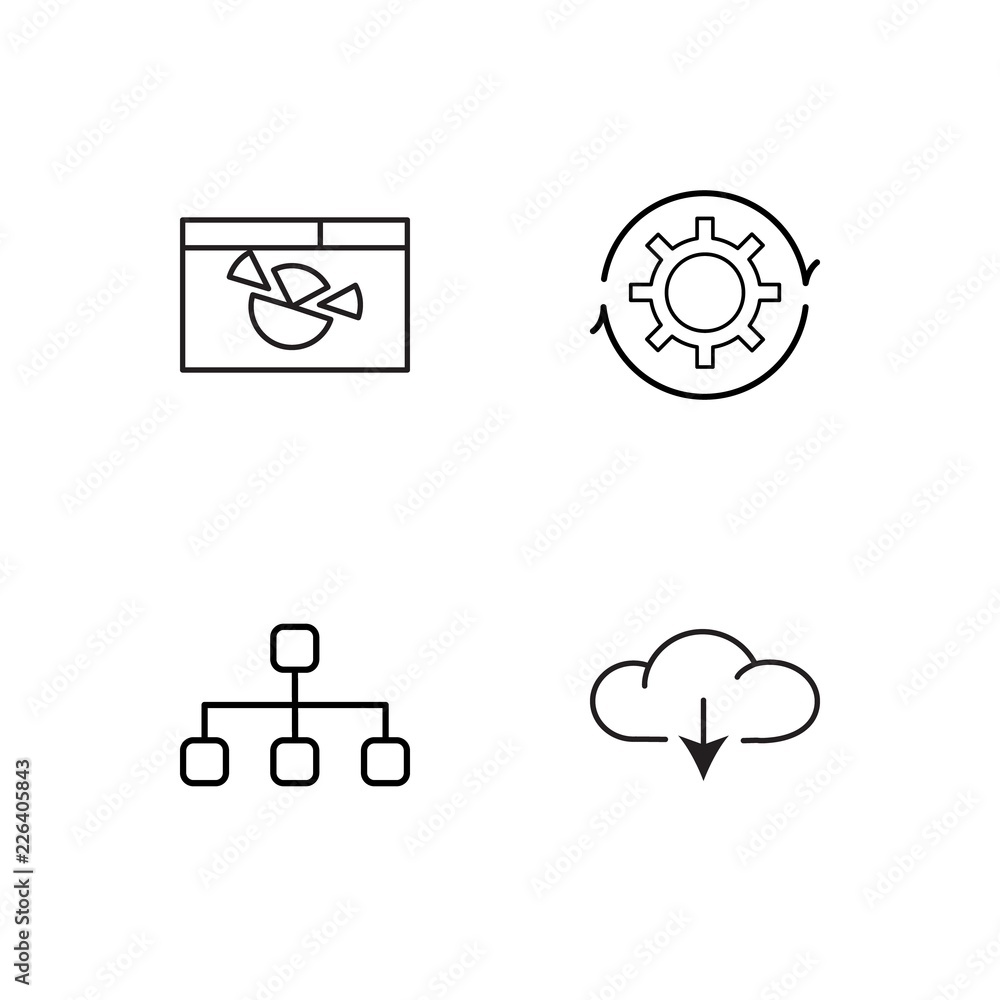 web simple outlined icons set web simple outlined icons set