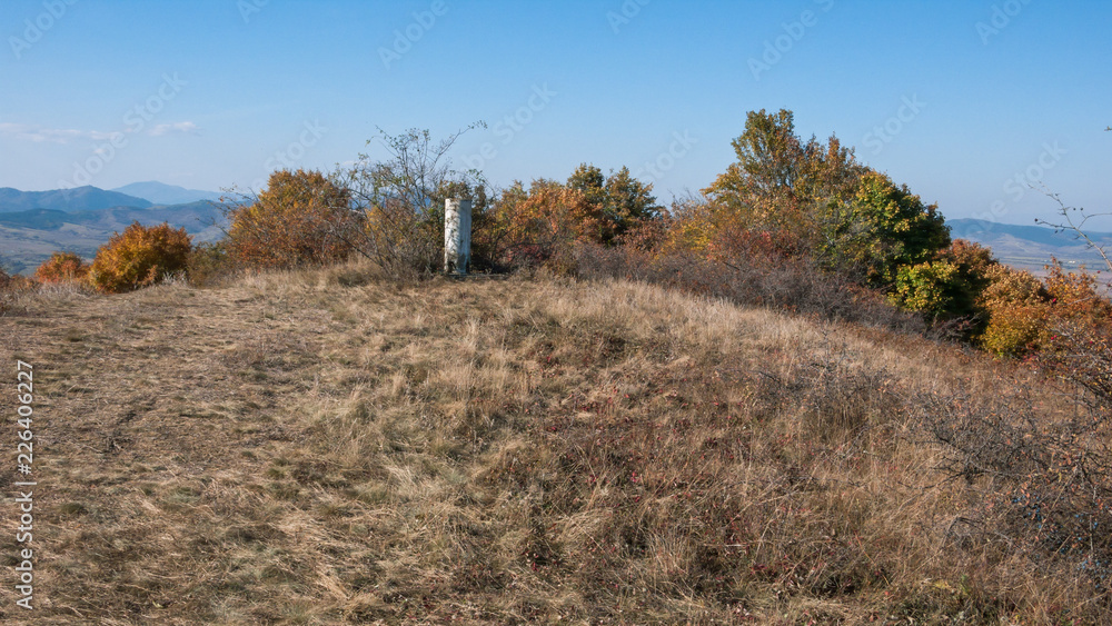 Amazing Autumn landscape of Cherna Gora (Monte Negro) mountain, Pernik Region, Bulgaria