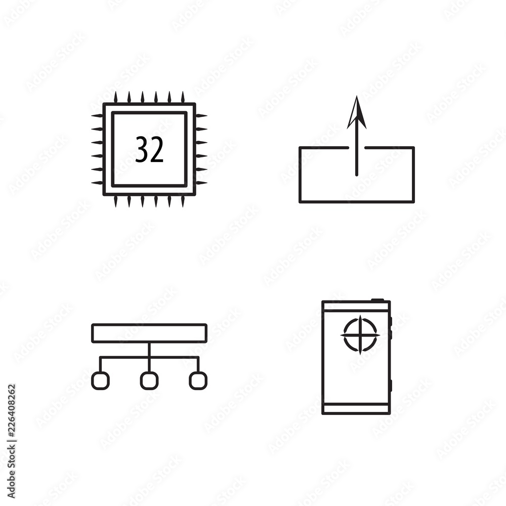 web simple outlined icons set web simple outlined icons set