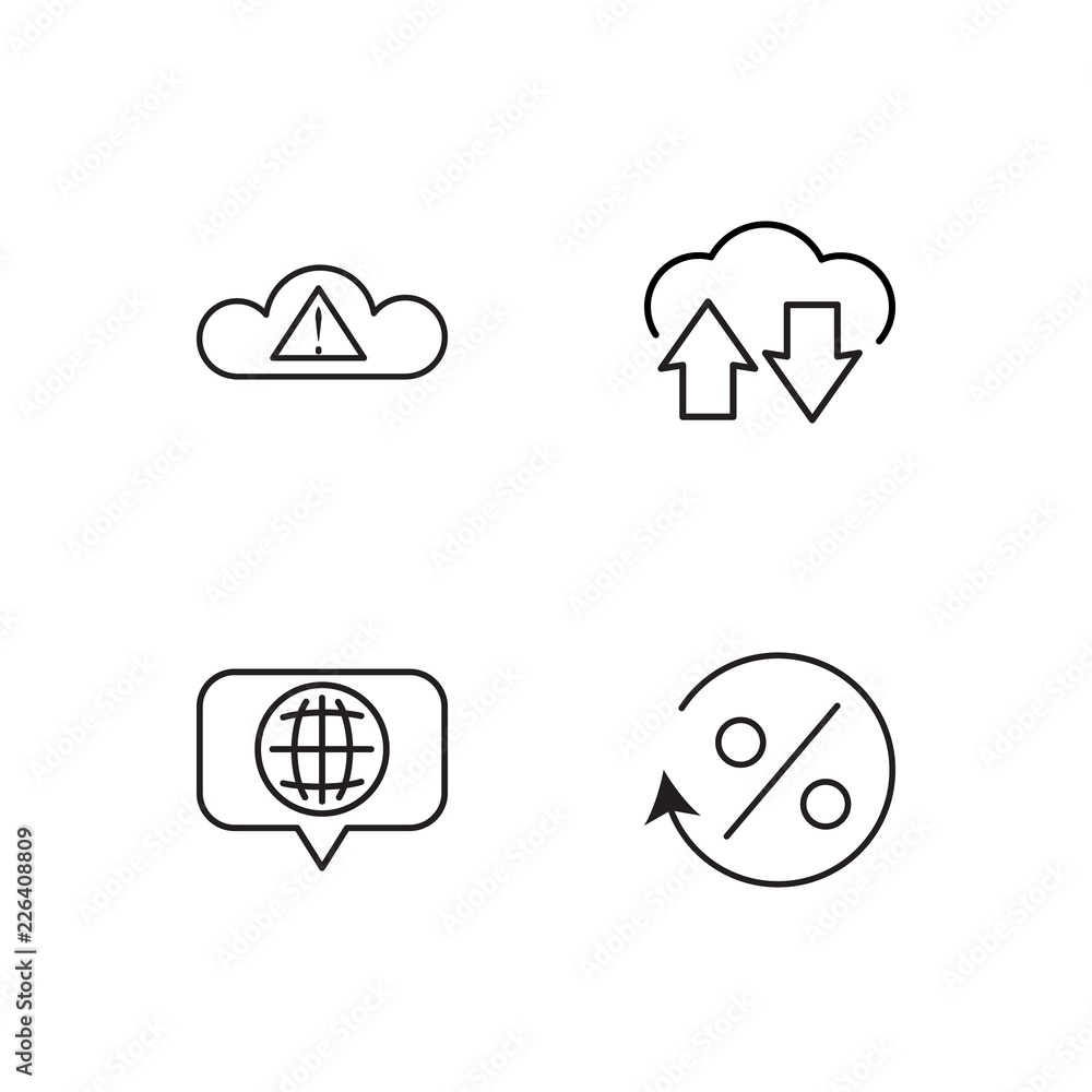 web simple outlined icons set web simple outlined icons set