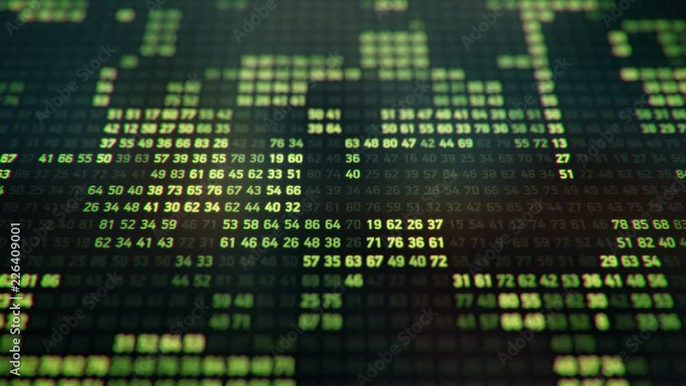 Technological background with representation of binary code. Binary digits in different configurations on colorful background like screen of computer. Animation of seamless loop. Technological background with representation of binary code. Binary digits in different configurations on colorful background like screen of computer. Animation of seamless loop.