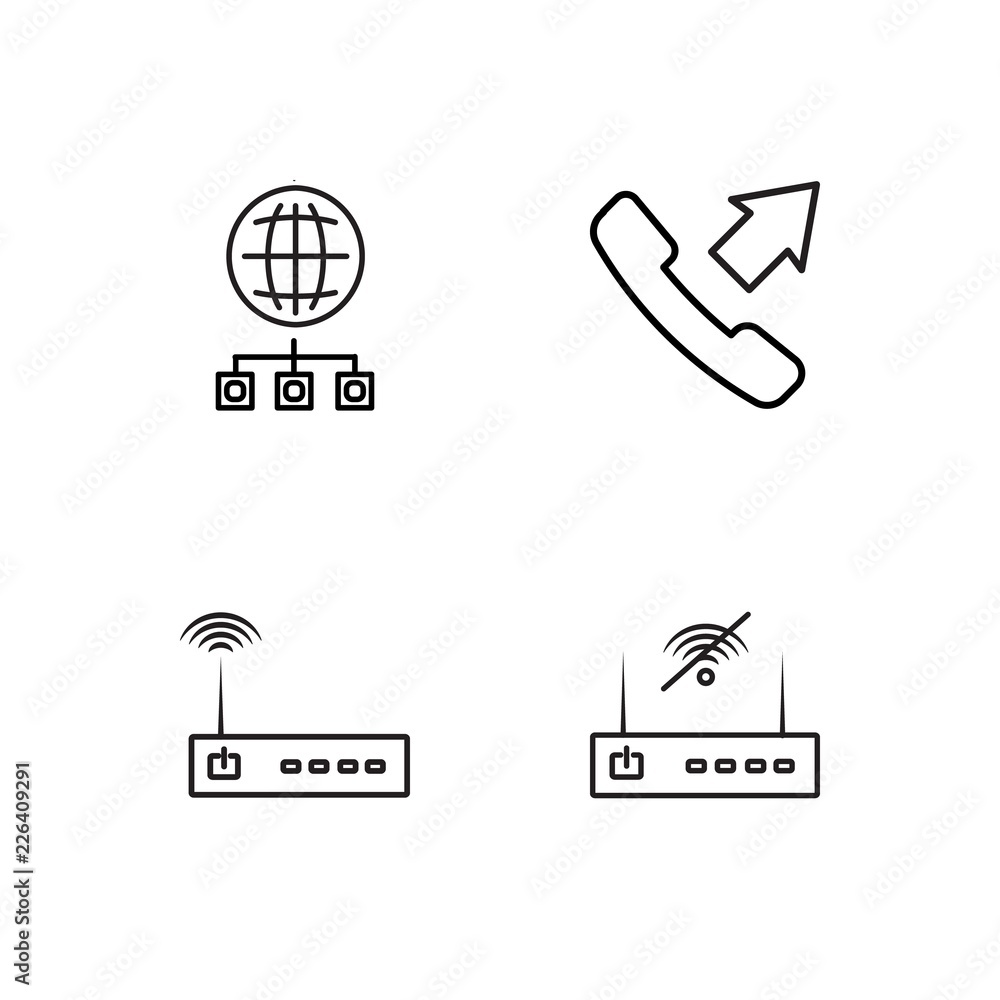 web simple outlined icons set web simple outlined icons set