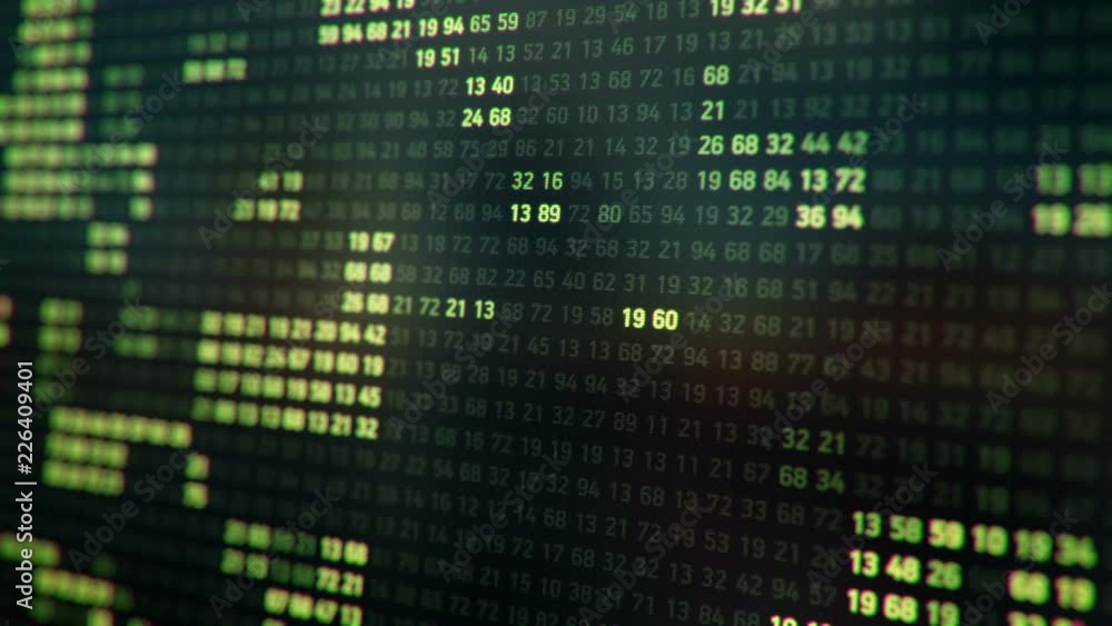 Technological background with representation of binary code. Binary digits in different configurations on colorful background like screen of computer. Animation of seamless loop. Technological background with representation of binary code. Binary digits in different configurations on colorful background like screen of computer. Animation of seamless loop.