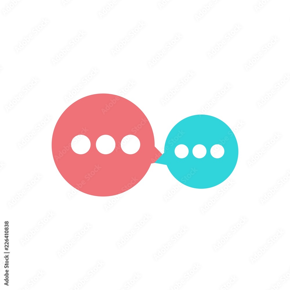 Social Talk, app, forum, social media. Vector logo template Social Talk, app, forum, social media. Vector logo template