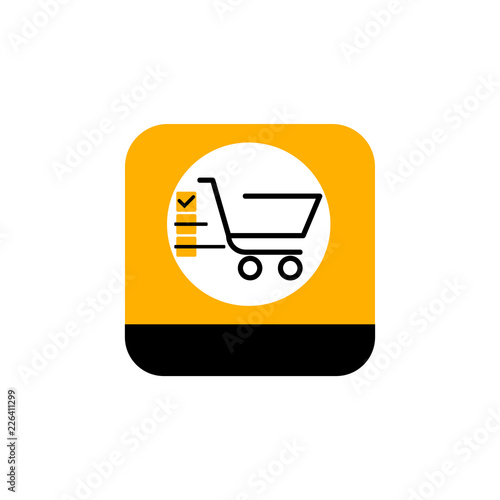 Checklist mobile app icon