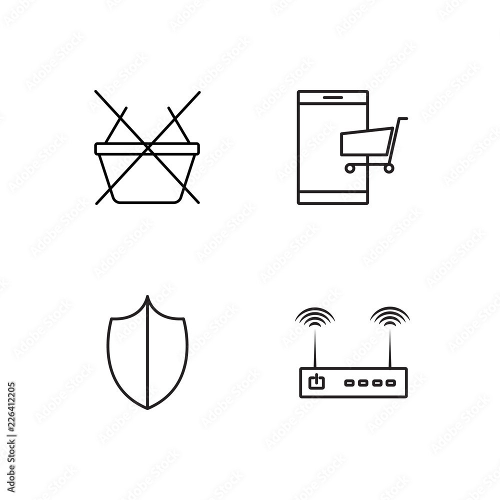 web simple outlined icons set web simple outlined icons set