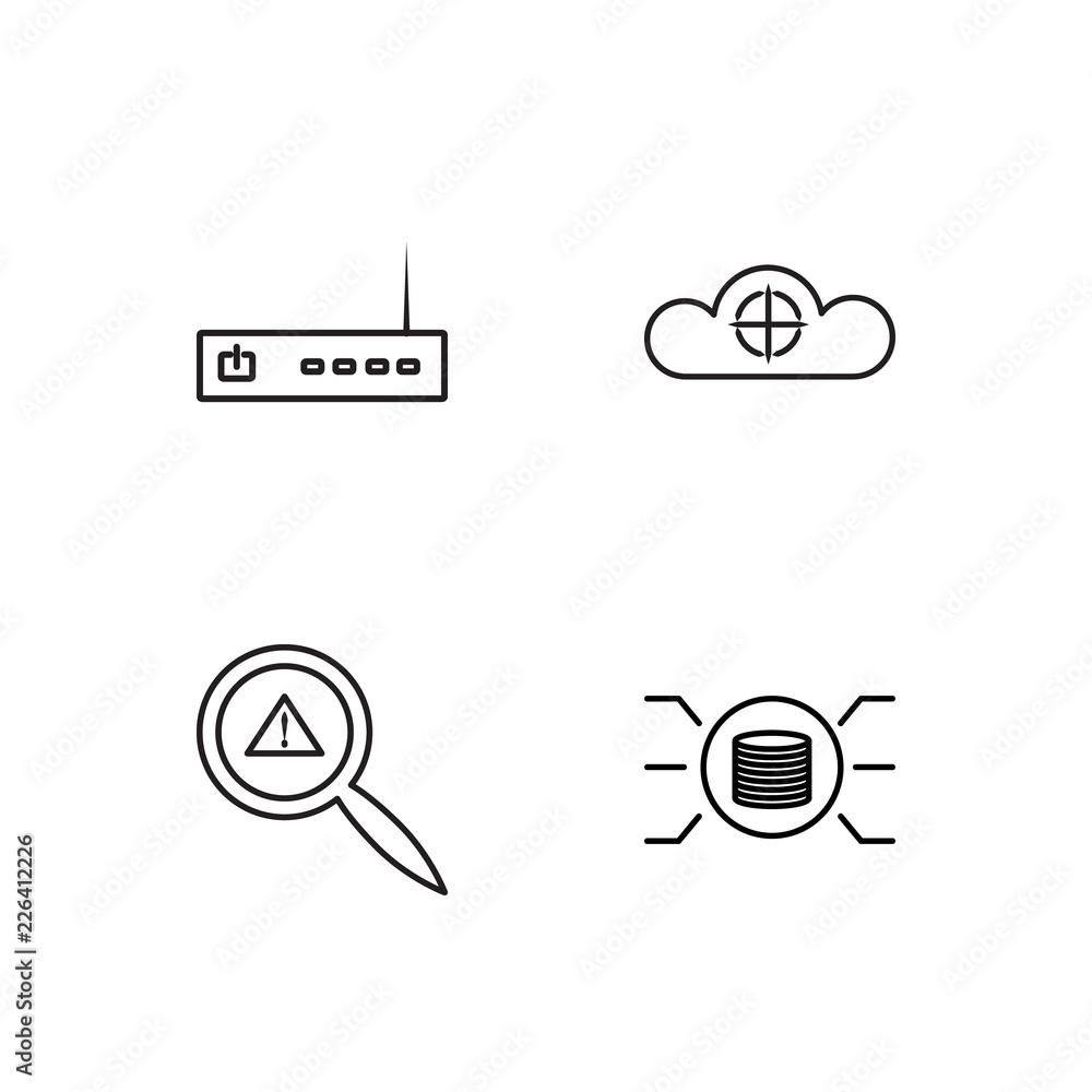 web simple outlined icons set web simple outlined icons set