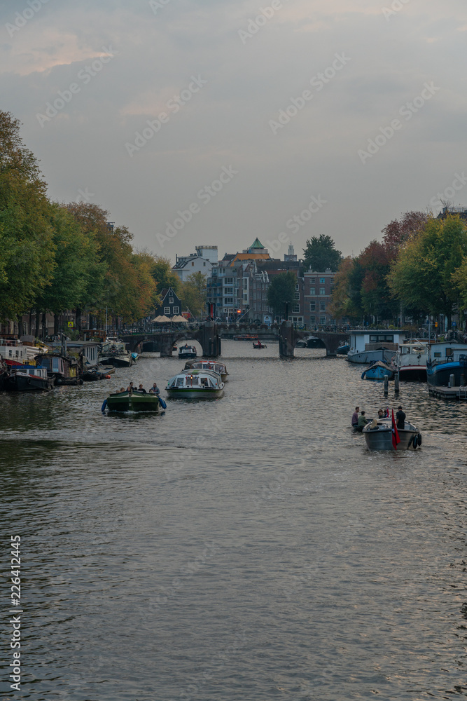Obraz premium Amsterdam city, Netherlands, Travel photography