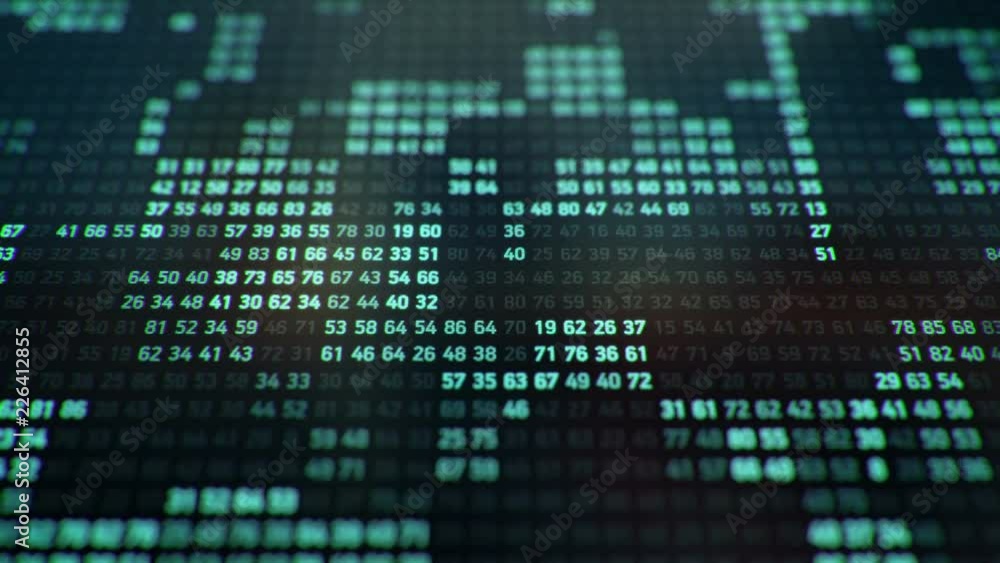 Technological background with representation of binary code. Binary digits in different configurations on colorful background like screen of computer. Animation of seamless loop. Technological background with representation of binary code. Binary digits in different configurations on colorful background like screen of computer. Animation of seamless loop.
