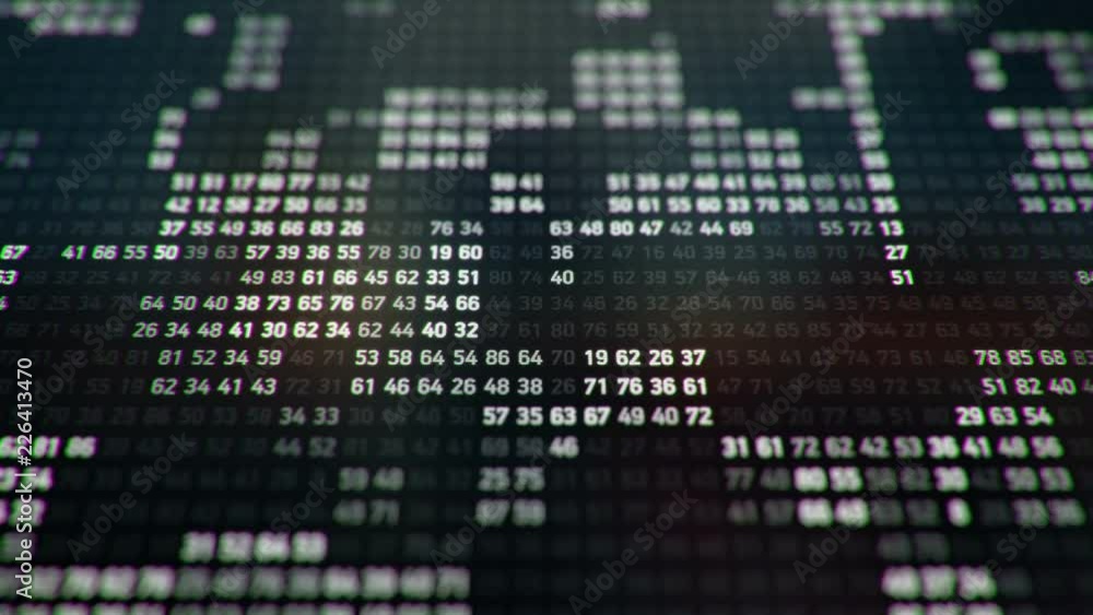 Technological background with representation of binary code. Binary digits in different configurations on colorful background like screen of computer. Animation of seamless loop. Technological background with representation of binary code. Binary digits in different configurations on colorful background like screen of computer. Animation of seamless loop.