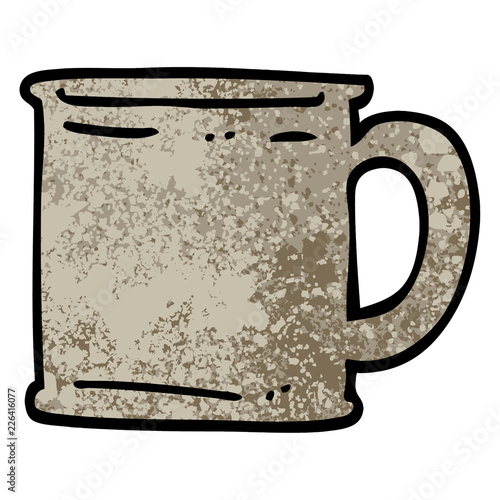 grunge textured illustration cartoon tankard