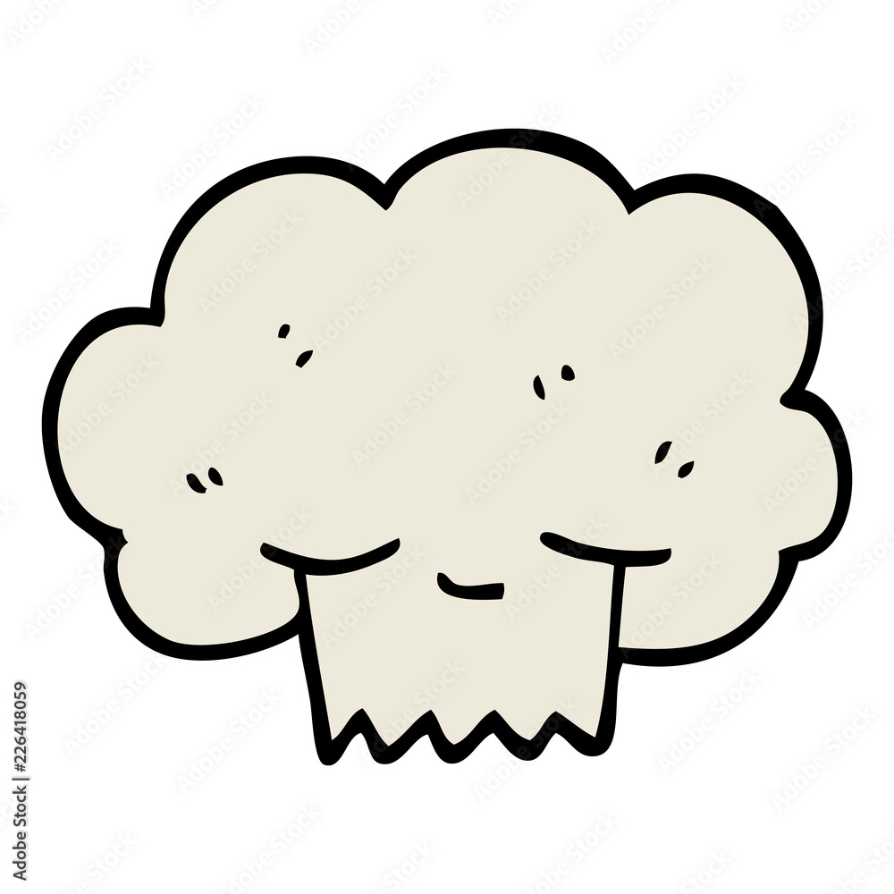 hand drawn doodle style cartoon explosion cloud hand drawn doodle style cartoon explosion cloud