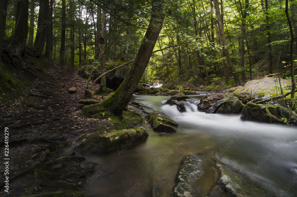 Beautiful Appalachian Mountain Stream And Waterfall Beautiful Appalachian Mountain Stream And Waterfall