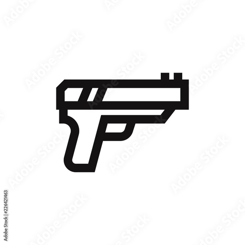 Gun vector icon