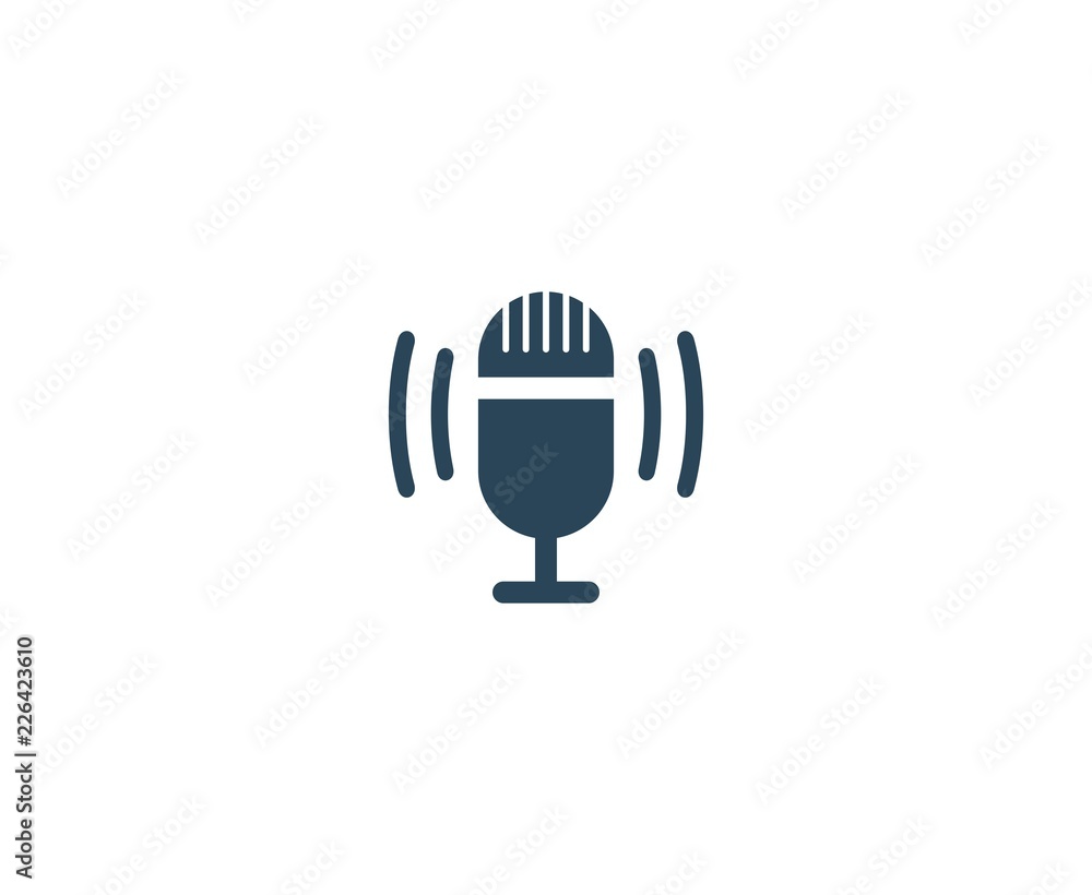 Microphone logo Microphone logo