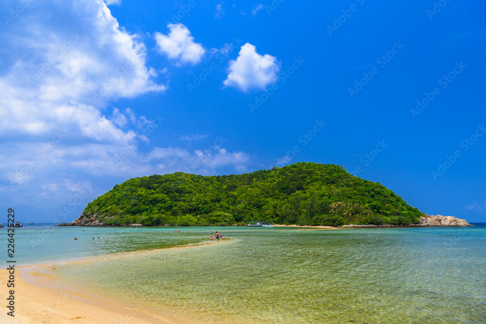 Path to Ko Ma island, Mae Haad Beach, Koh Phangan, Suratthani, T Path to Ko Ma island, Mae Haad Beach, Koh Phangan, Suratthani, T