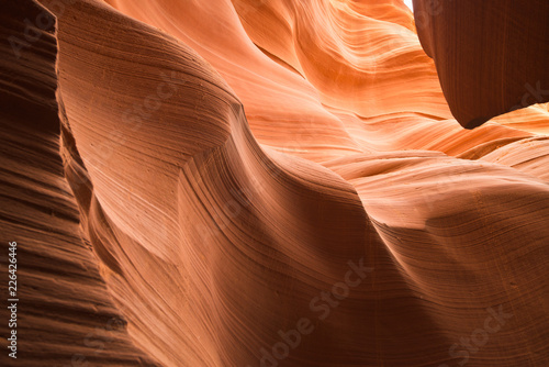 natural curves and lines in the canyon