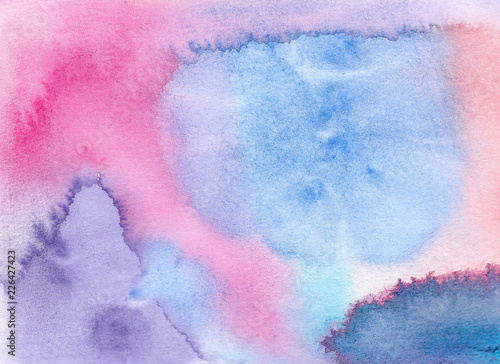 Pastel watercolor background, Abstract watercolor background. Hand painted illustration