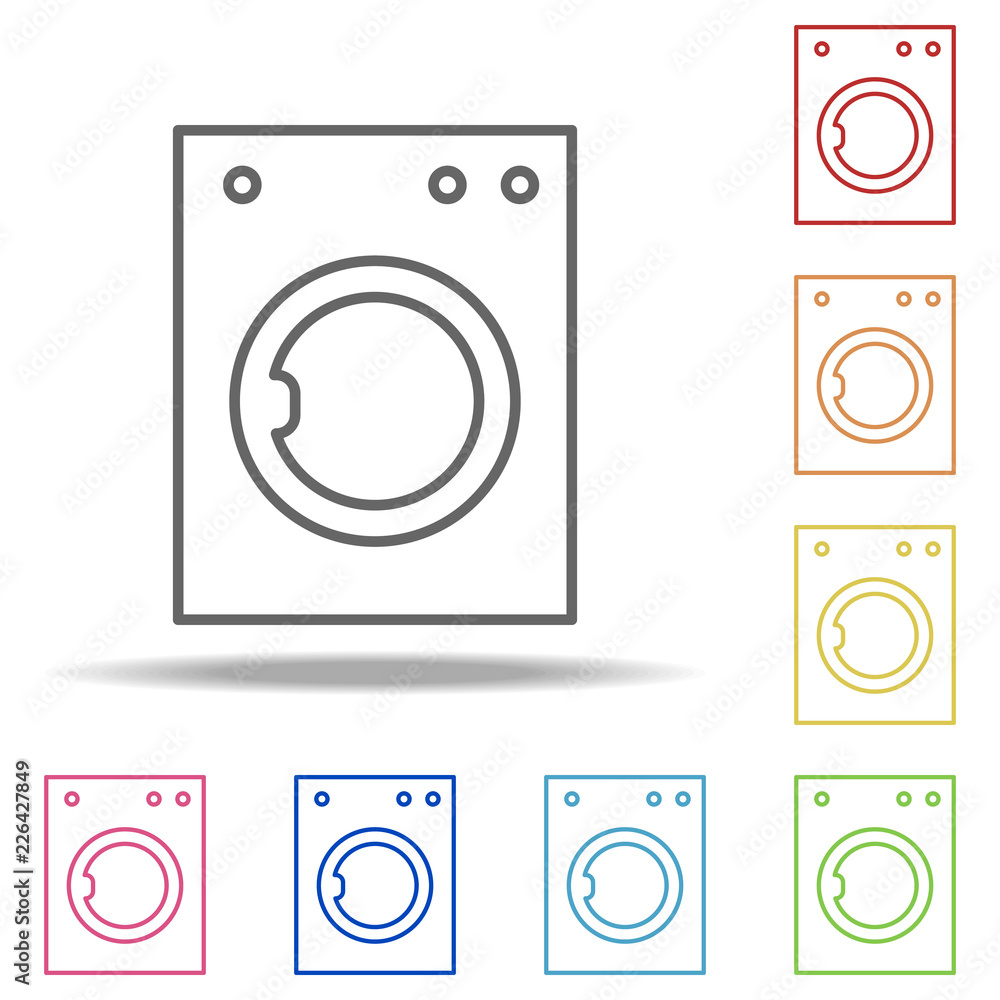 washing machine icon. Elements of Web in multi colored icons. Simple icon for websites, web design, mobile app, info graphics washing machine icon. Elements of Web in multi colored icons. Simple icon for websites, web design, mobile app, info graphics