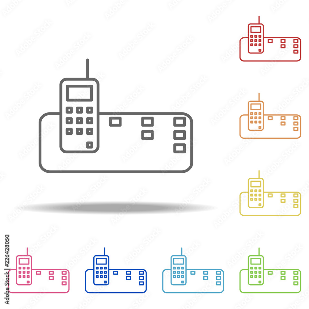radio telephone icon. Elements of Web in multi colored icons. Simple icon for websites, web design, mobile app, info graphics