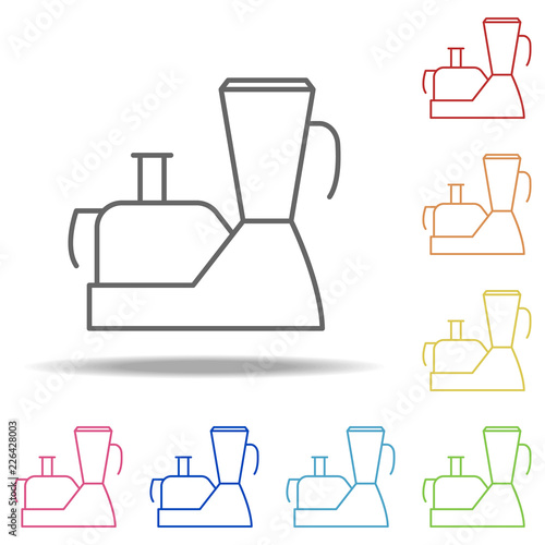 food processor icon. Elements of Web in multi colored icons. Simple icon for websites, web design, mobile app, info graphics