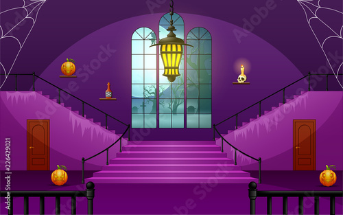 Decoration house of halloween day