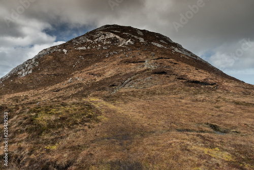 Ireland, Galway, Letterfrack, Connemara National Park, 3 October 2018, Diamond Hill.Diamond Hill is a popular walking destination and attracts Irish hikers and foreign tourists. 