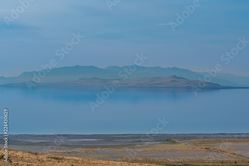 Landscape of Antelope Island State Park