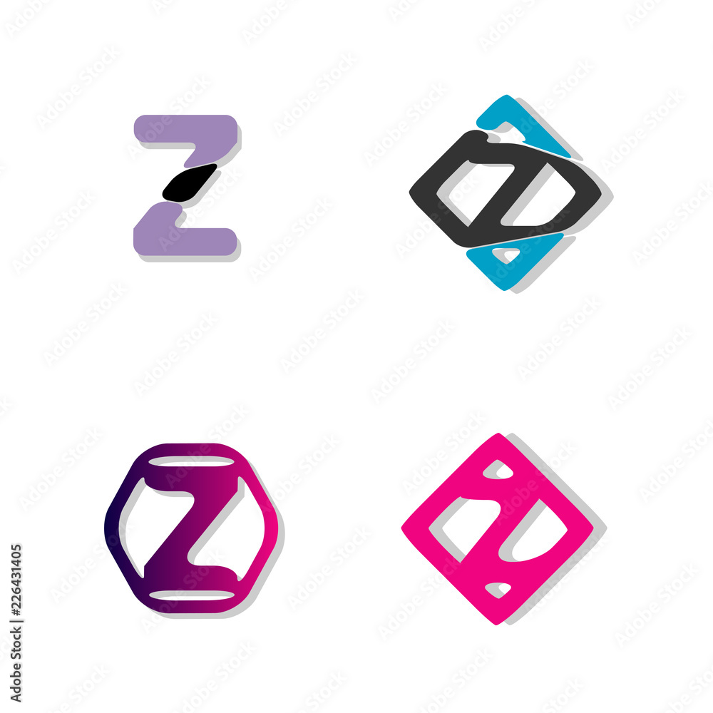 modern creative Letter icon vector modern creative Letter icon vector