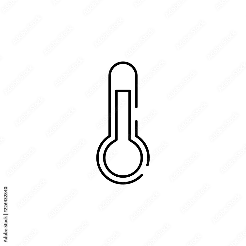 thermometer icon. Element of Christmas for mobile concept and web apps illustration. Thin line icon for website design and development, app development. Premium icon thermometer icon. Element of Christmas for mobile concept and web apps illustration. Thin line icon for website design and development, app development. Premium icon