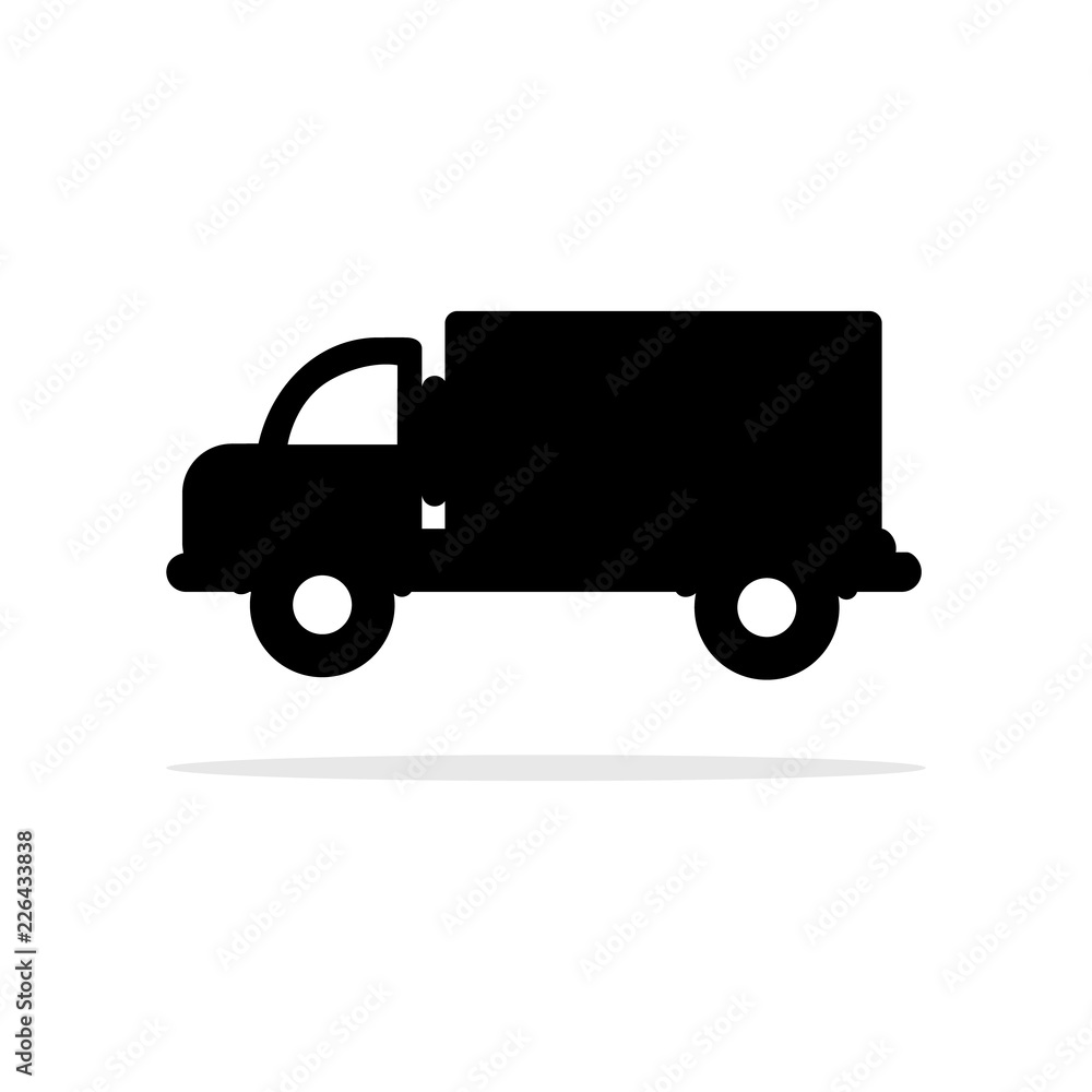 Truck icon. Vector concept illustration for design.