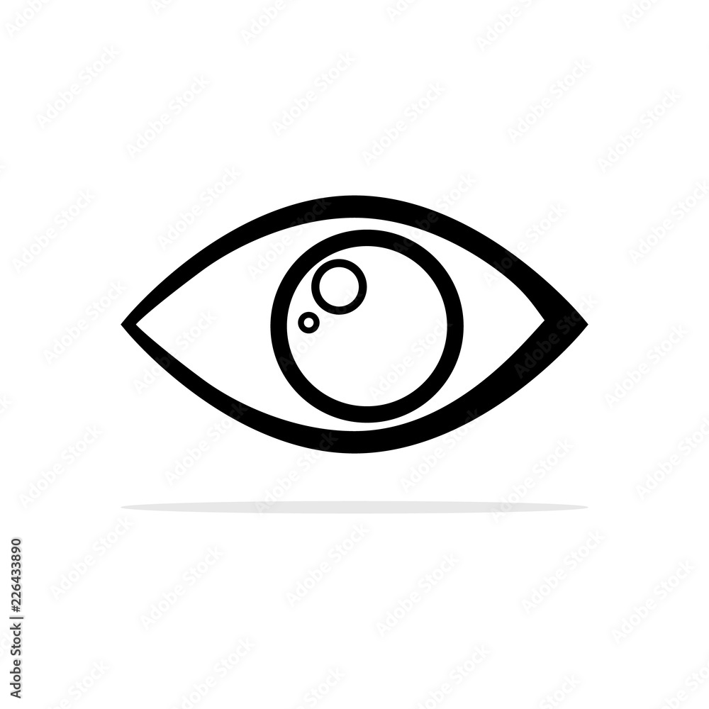 Eyes icon. Vector concept illustration for design. Eyes icon. Vector concept illustration for design.