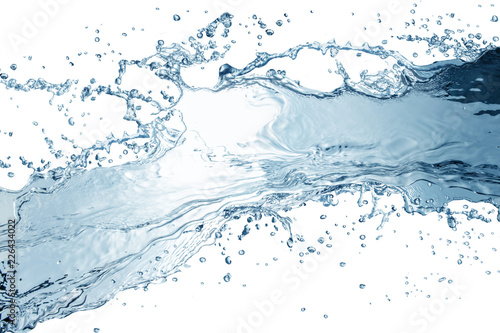 Water,water splash isolated on white background