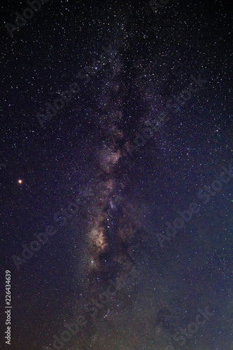 Milky way night sky background